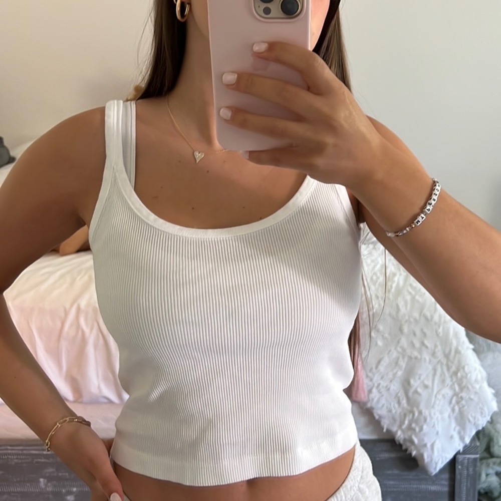 Brandy white tank